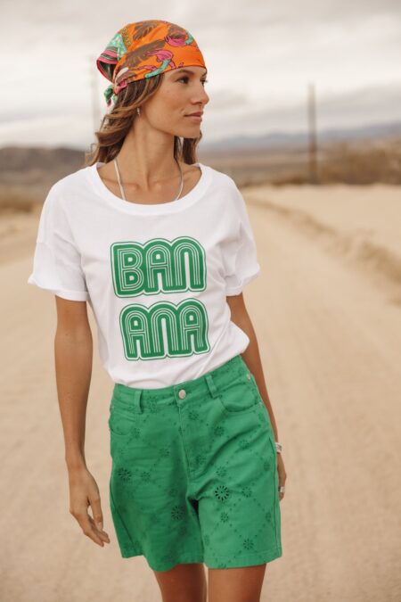 Knugh Girls’ Summer Dress – Tomia Banana Print