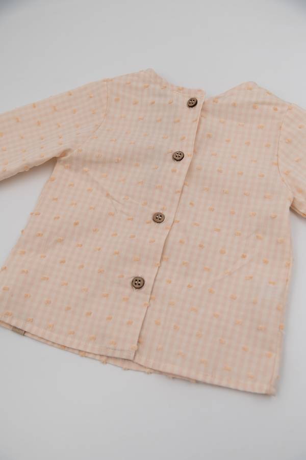 Knugh Girls’ Checkered Twin Set Outfit - Image 3