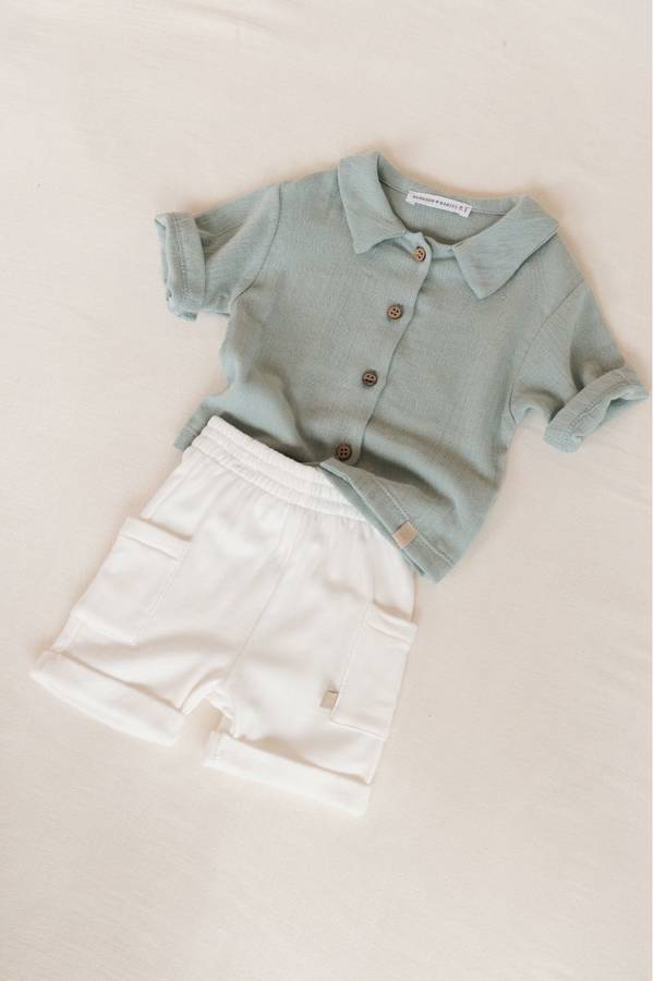 Knugh Girls’ Off-White Bermuda Shorts - Image 4