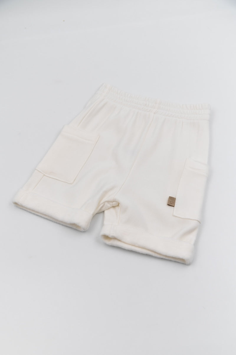 Knugh Girls’ Off-White Bermuda Shorts - Image 2