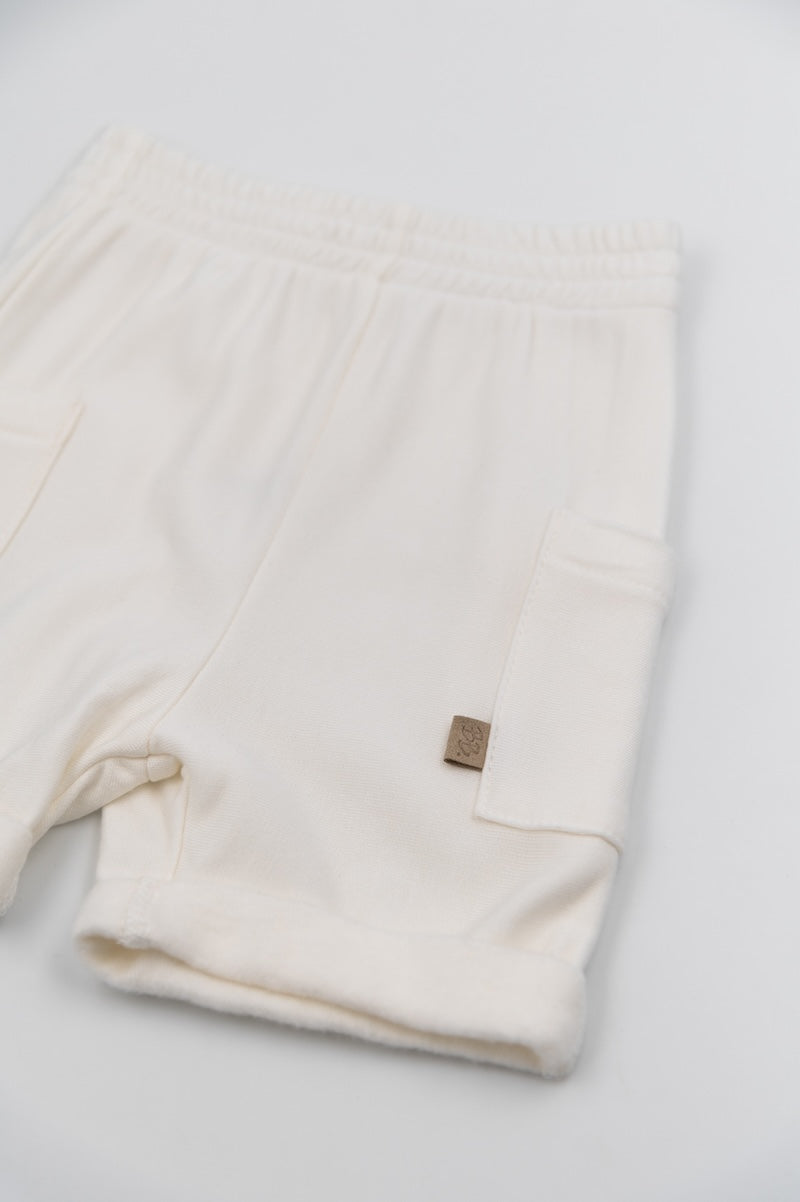 Knugh Girls’ Off-White Bermuda Shorts - Image 3