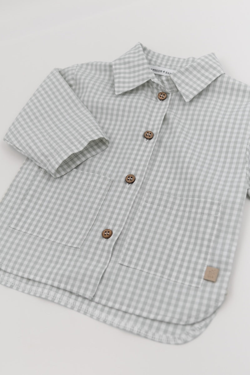 Knugh Boys’ Checkered Casual Shirt - Image 2