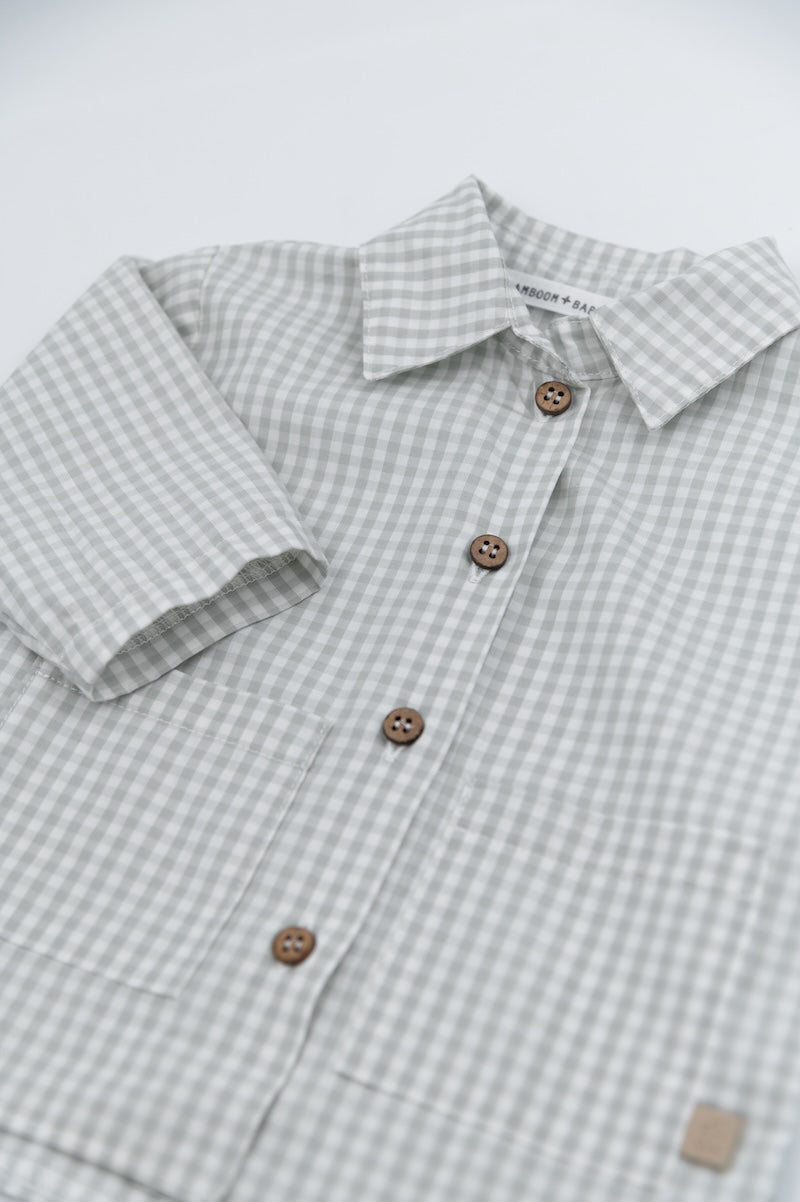 Knugh Boys’ Checkered Casual Shirt - Image 3