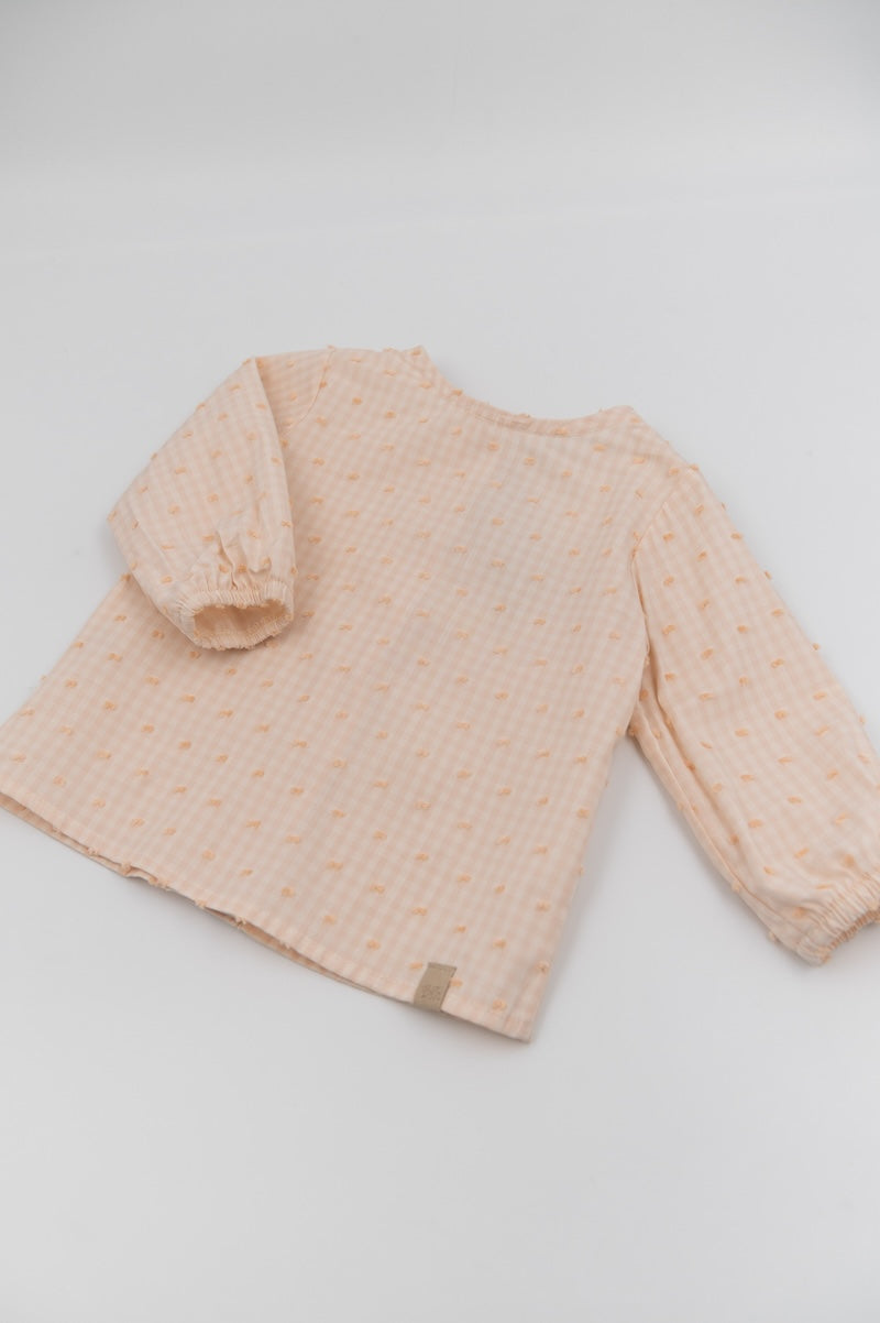 Knugh Girls’ Checkered Twin Set Outfit - Image 2